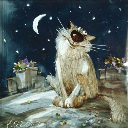 Artistul rus Anatoly Yaryshkin și pisicile sale