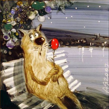 Російський художник анатолій Яришкіна і його коти
