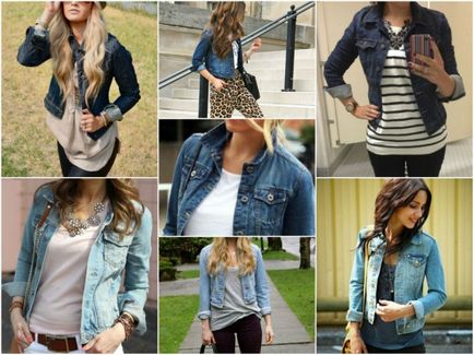 Ce să purtați jacheta de blugi cu imagini elegante - blogul femeilor