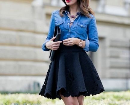 Ce să purtați jacheta de blugi cu imagini elegante - blogul femeilor