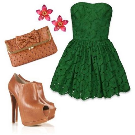 З чим носити зелену сукню, щоб бути стильною і красивою