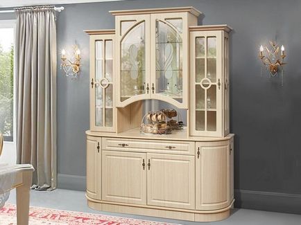 Sideboards pentru sufragerie și bucătărie (dulapuri pentru vesela) vitrină, sideboard colț - ușor