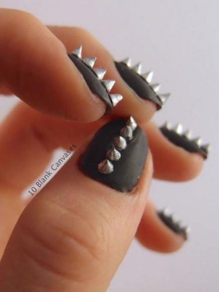 Шиповані нігті ідеї для 3d нігтів, naemi - краса, стиль, креативні ідеї