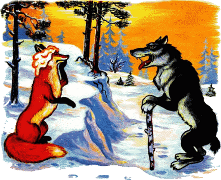 Mese Rókagomba-testvér és a farkas - egy telek a gyermekek és a szülők
