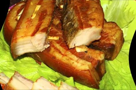 Slanina sarata in cuptor, retete de grasime