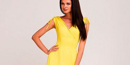 Fusta galbenă visată la care visează rochia galbenă într-un vis