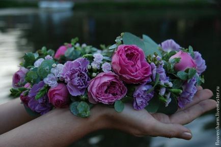 Creați o coroană romantică pe capul florilor reale - târg de meșteșugari - manual, manual