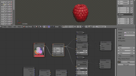 Створення малинки в blender - уроки blender