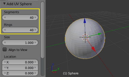 Створення світяться сфер в blender