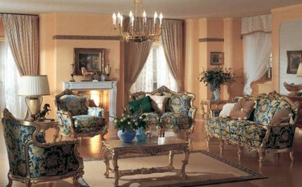 Stilul rococo în designul interior modern modern