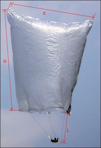 Сторінка ембеддера - повітряна куля з пакету для сміття