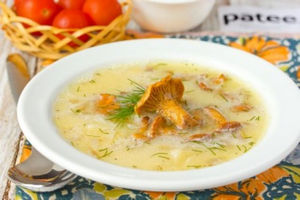 Суп з лисичок - кращі рецепти грибних супів, грибний сайт