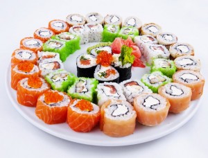 Sushi și rulouri