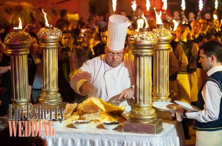 Yana de nuntă și port de agrement în restaurant seifuri raportul de fotografie și video