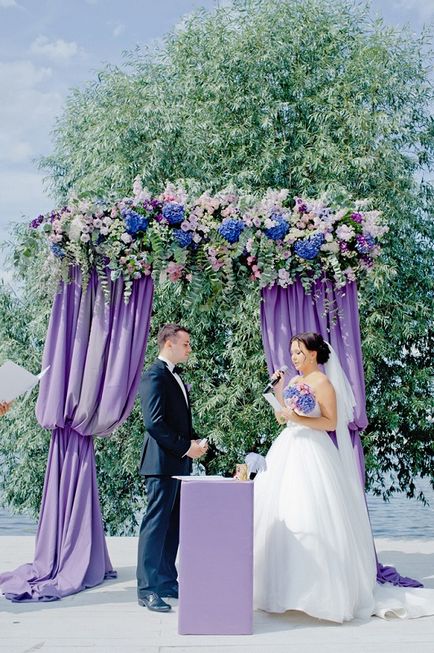 Nunta în cote d azur novogorsk - cort lângă apă