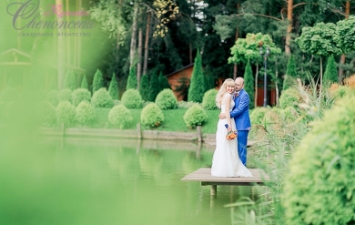 Az esküvő egy vidéki szálloda és a Moszkva környéki