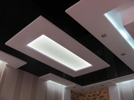 Panouri LED pentru tavane întinse, avantaje, dezavantaje, metode de instalare