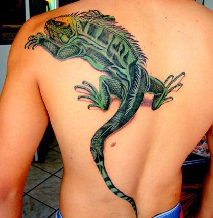 татуювання ігуана