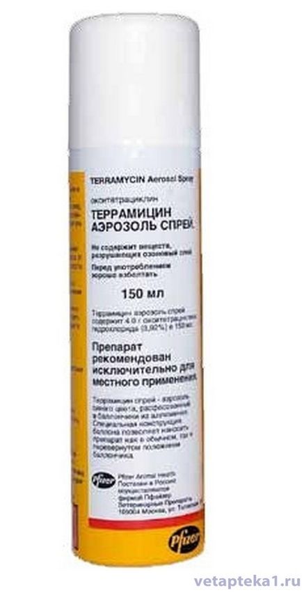 Instrucțiuni de terramycin, preț