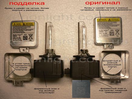 Tip faq - cum să distingem lampa originală xenon de un fals - lumina potrivită - cunoscători (xenon) Introduceți faq - cum să distingeți o lampă originală de xenon de o falsă - lumina potrivită - cunoscători