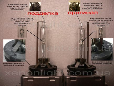 Introduceți faq - cum să distingeți o lampă originală de xenon de o falsă - lumina potrivită - cunoscători