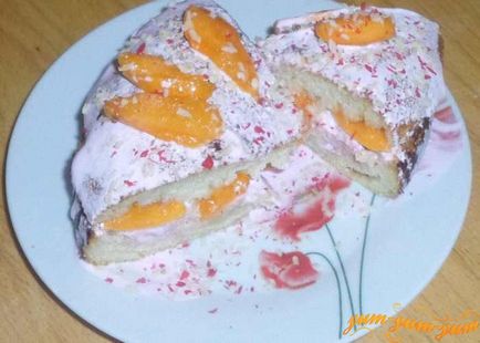 Торт з абрикосами рецепт з фото