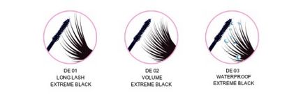 Туш nyx doll eye mascara і voluptuous для вій, more to love і badunkadunk, відгуки