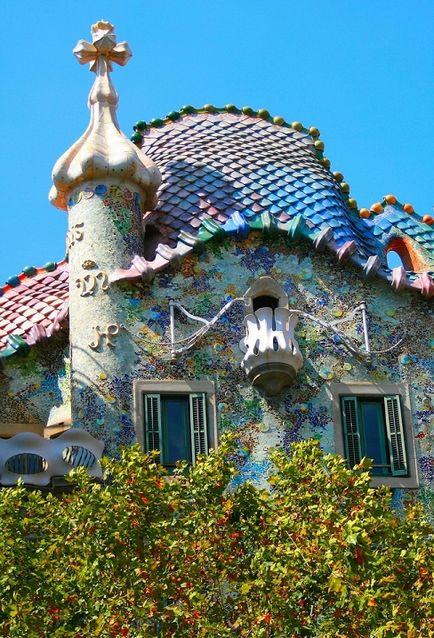 Creație Gaudí Casa Batlló în Barcelona (30 fotografii)