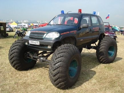 Tuning auto Chevrolet Niva pentru conducere off-road