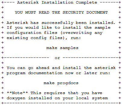 Instalarea asteriscului 11