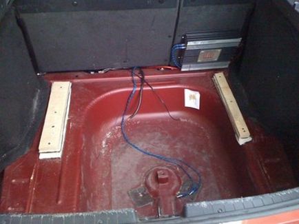 Instalarea subwoofer-ului pe hatchback-ul proroy