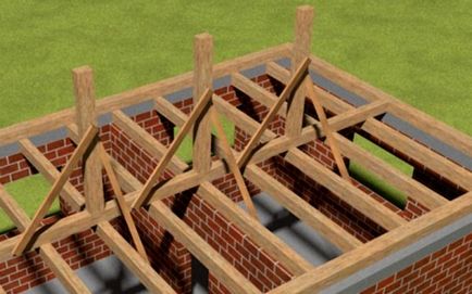 Вальмовая дах - пристрій кроквяної системи та монтаж конструкції