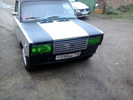 VAZ 2107 cum sunt farurile tonate, masteravaza