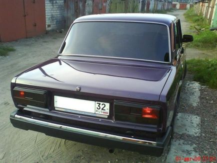 VAZ 2107 cum sunt farurile tonate, masteravaza