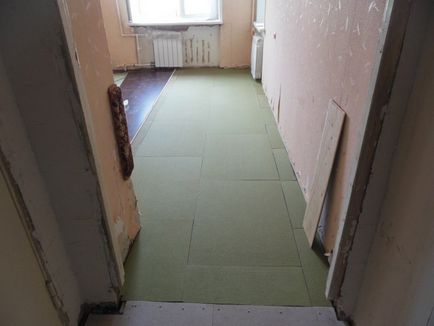 Вирівнювання підлог в панельному будинку