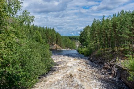 Cascada și girva vulcanului din Karelia - cum să obțineți ce să vedeți