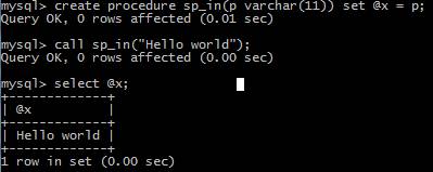 Proceduri memorate mysql (partea 1)