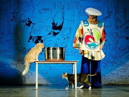 Юрий Kuklachev и неговия театър котка