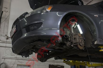 Înlocuirea motorului Mitsubishi lancer x pentru motor 2