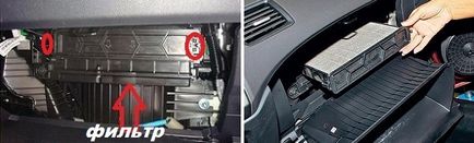 Înlocuirea filtrului de salon pe Honda CR-V