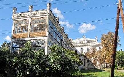 Castelul din coliba din regiunea Kharkiv - castel Sharovskiy