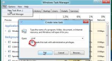 Rulați promptul de comandă cu drepturi de administrator în Windows 8