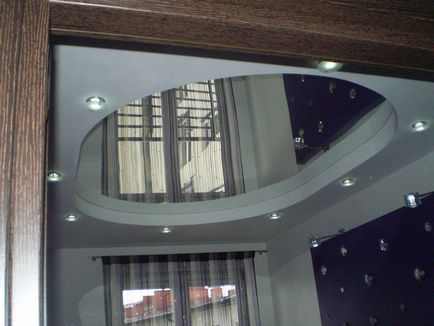 Tavane din oglinda tipuri de panouri, fotografie in dormitor, lampi pentru placi din plastic, design by