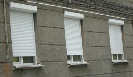 Jaluzele de ferestre, în aer liber, de protecție