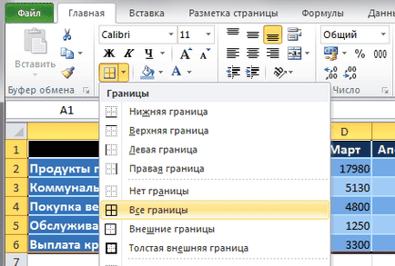 Форматування осередків таблиці - студопедія