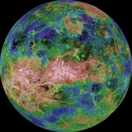 Ce culoare este planeta fotografiei de pe suprafața Venus