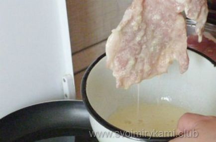 Cum să gătești cotlete de porc într-o tigaie folosind o rețetă pas cu pas și o fotografie