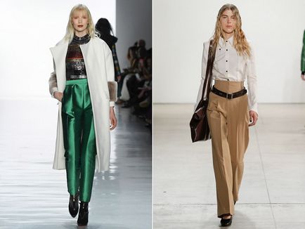 Modă pantaloni toamna-iarna 2017-2018 fotografie, tendințe cheie