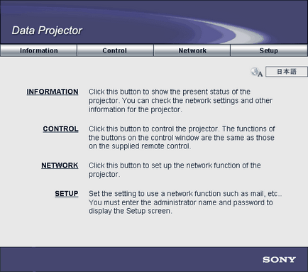 Multimédiás LCD projektor SONY VPL-mx25