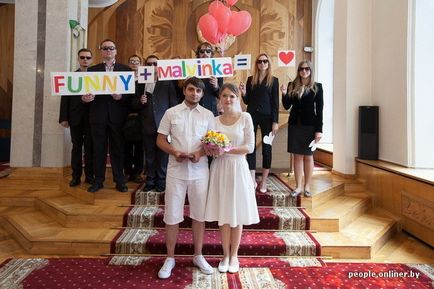 Нестандартна весілля пари з Мінська